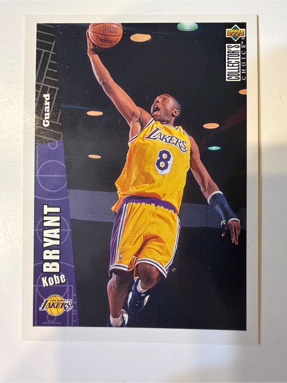 Kobe Bryant 1996 Rookie Card Los Angeles Lakers #8 Basketball Card